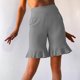 thumbnail image 4 of Pantalones de Mujer Traje Versátil Color Sólido Cinco Paneles Flare Yoga Pantalones Deportivos Casuales, 4 of 9