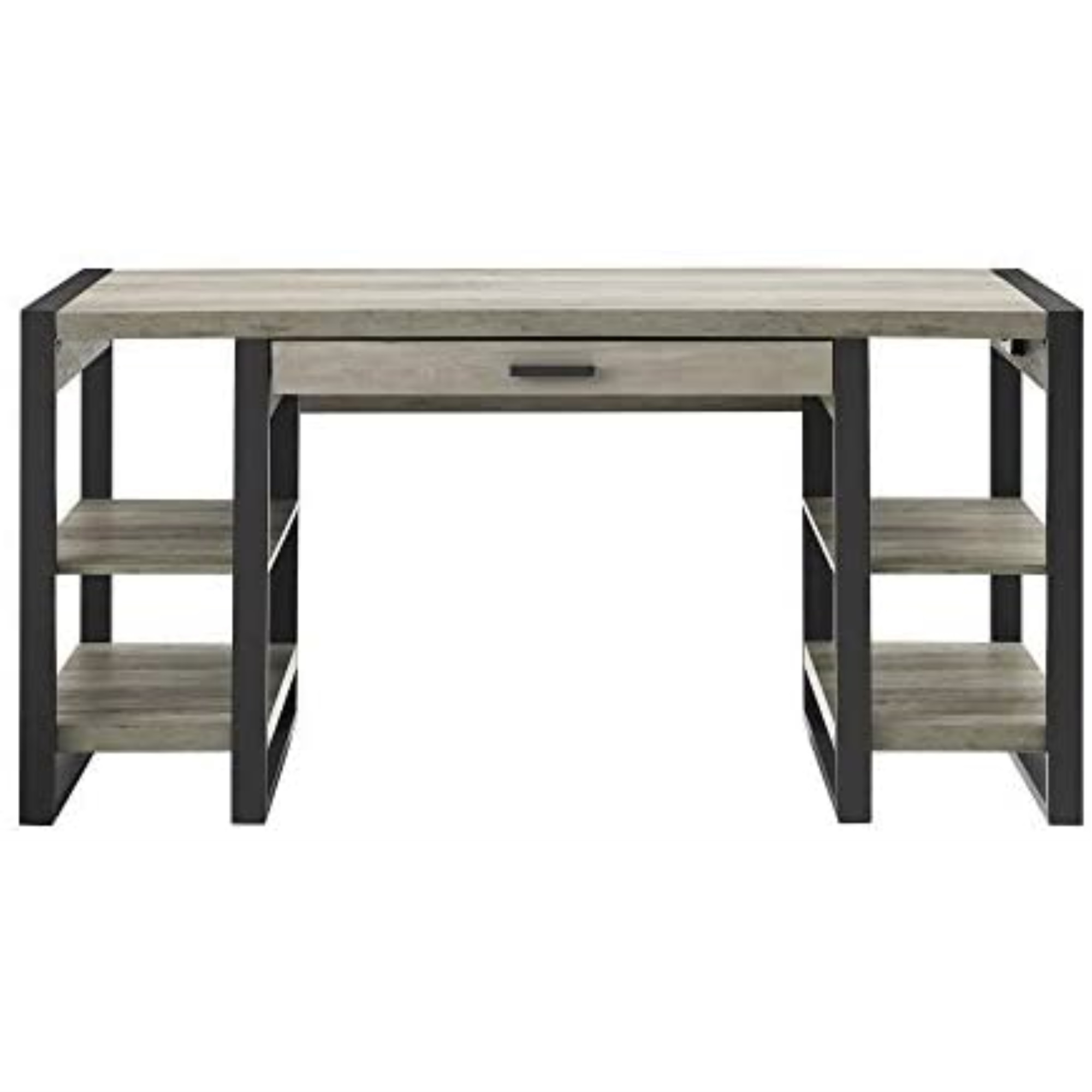 60" Wood Computer Desk Grey Wash Walmart Canada