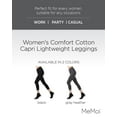 thumbnail image 2 of MeMoi Women's Comfort Cotton Capri Lightweight Leggings - Womens - Female, 2 of 7