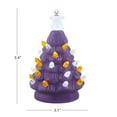 thumbnail image 3 of Mr. Halloween Set of 2 5.4"-inch Ceramic Ghost Halloween Trees, Purple, 3 of 3