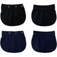 thumbnail image 5 of Hweilai Pantalon de Grossesse Extensible Extensible à la Taille Réglable 2 Couleurs (2 Pièces), 5 of 5
