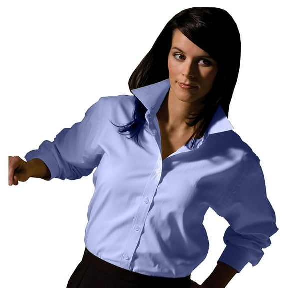 Edwards Women's Long Sleeve Pinpoint Oxford Shirt