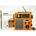 thumbnail image 6 of Tecsun GR-98 Battery Flashlight Portable Emergency Radio, Orange, 6 of 6