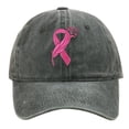 thumbnail image 1 of HJYCHN Mens Hats Unisex International Awareness Day Ribbon Embroidered For Outdoor Sports Hop Hat Letters Womens Baseball Caps Green One Size, 1 of 4