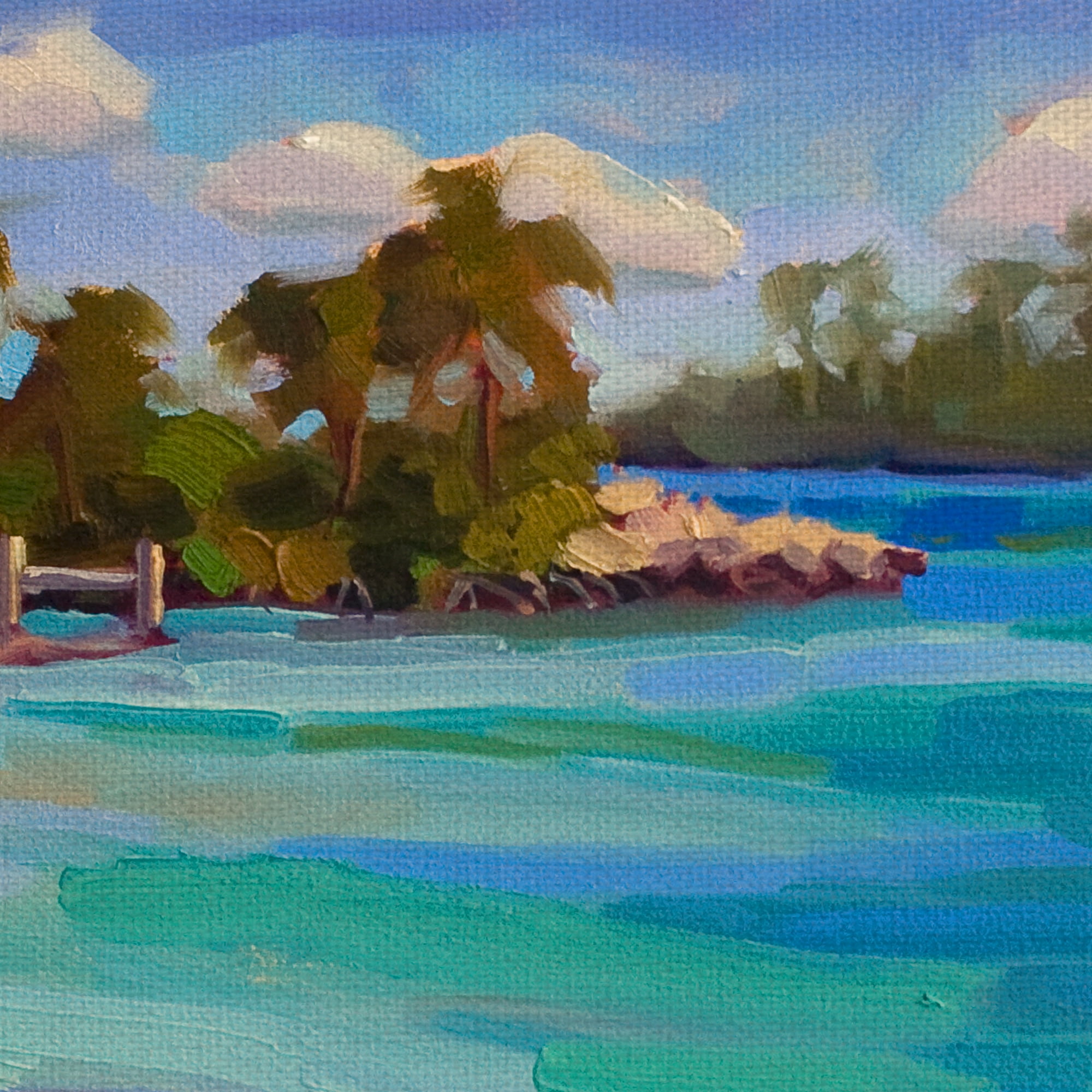 Masterpiece Art Gallery Solitude Beach By Kathleen Denis Canvas Art Print 22" x 28"