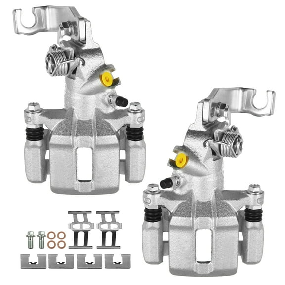 Funire Disc Brake Caliper Assembly Set of 2 - Compatible with Honda Accord 1998-2007, Rear Driver & Passenger Side, 2 Brake Calipers Replacement