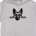 thumbnail image 3 of Inktastic Peeking German Shepherd Toddler Hoodie, 3 of 4