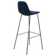 thumbnail image 3 of Pemberly Row Performance Velvet Bar Height Stools (Set of 2) in Blue, 3 of 5