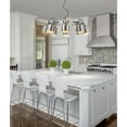 thumbnail image 6 of JONATHAN Y Liam 26.5" 8-Light Metal LED Chandelier Chandelier, Nickel, JYL6115A, 6 of 8