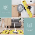 thumbnail image 6 of Yellow Highland Cow Flower Hat Pattern Kitchen Rugs Sets Of 3,Kitchen Runner Rugs Non Skid Washable,Decorative Kitchen Floor Mats for Kitchen,Sink,Laundry,17"x30"+ 17"x47" + 17"x59", 6 of 6