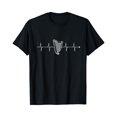 thumbnail image 1 of Cadeau Battement de Cœur pour Harpiste T-Shirt - comme sur l'Image - TG, 1 of 4