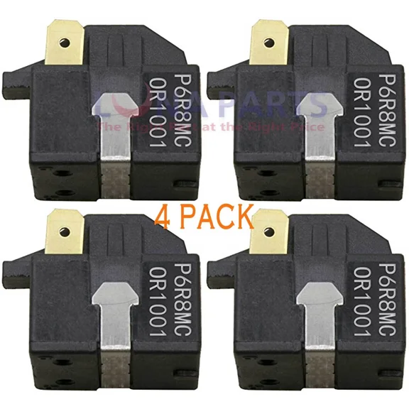 4 Pack - Refrigerator Starter P6R8Mc For Lg Magic Chef Refrigerator & Dehumidier