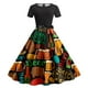thumbnail image 3 of WILLBEST Vestidos Casuales para Mujer Vestido Informal de Verano de Manga Corta con Cuello Redondo y Cinturón Extraíble con Estampado de Oktoberfest Grande​​, 3 of 3
