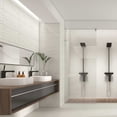 thumbnail image 4 of The Tile Life Piave Bianco Deco 4" x 4" Glossy Ceramic Tile Sample, 4 of 8