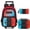 red-blue-Backpack set, variant on Boys Rolling Backpack for Kids - Gamer Kids Rolling Backpack with Wheels for Elementary Middle School - Roller School Bookbag,HFHTDC Wheeled Travel Bag for Boys Aged 6-18