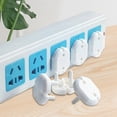 thumbnail image 4 of Paquete de 20 tapas protectoras para enchufes eléctricos a prueba de niños para la seguridad de los niños, 4 of 8