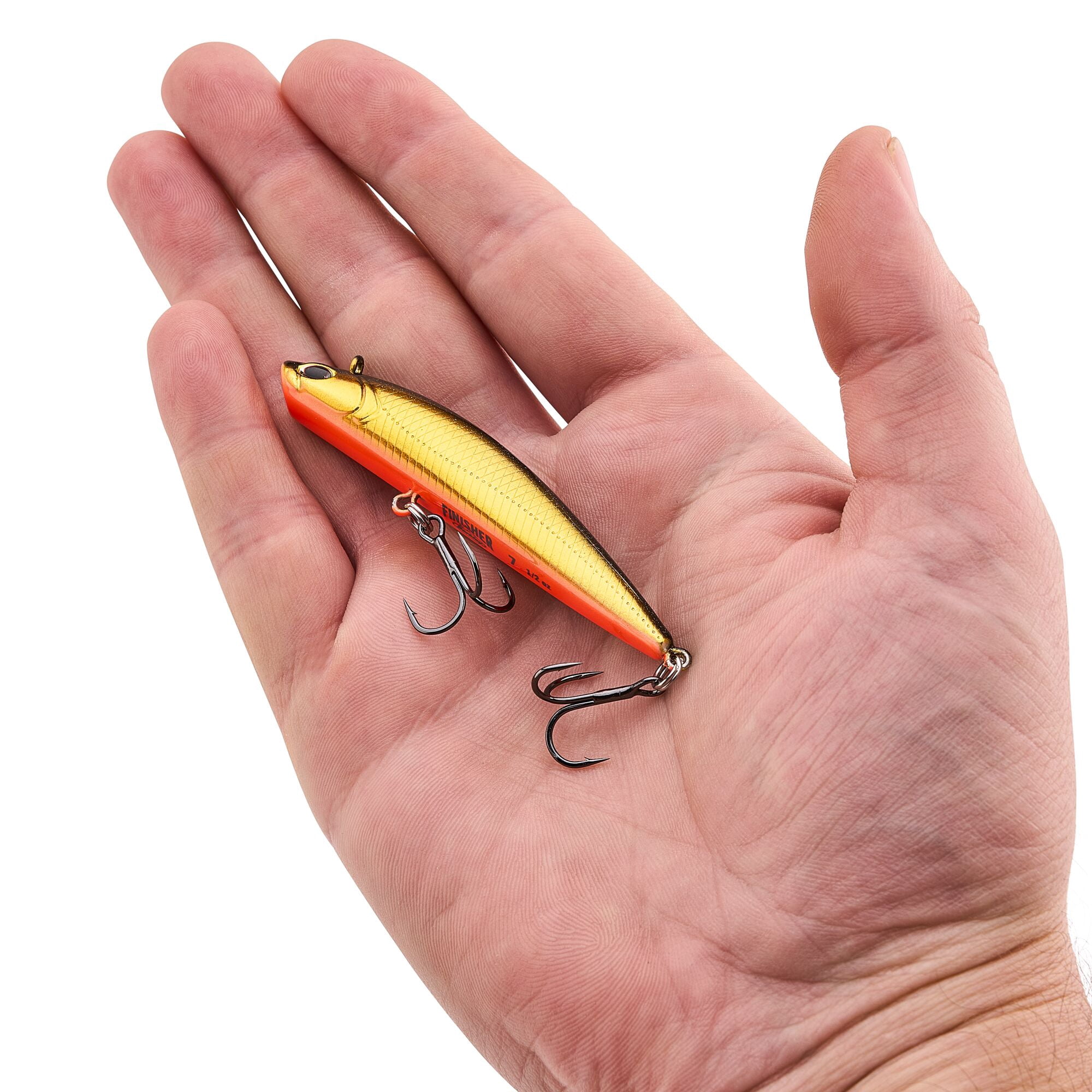 Berkley Finisher, 2.75 in, Glide Baits, Black Gold (1 Count)