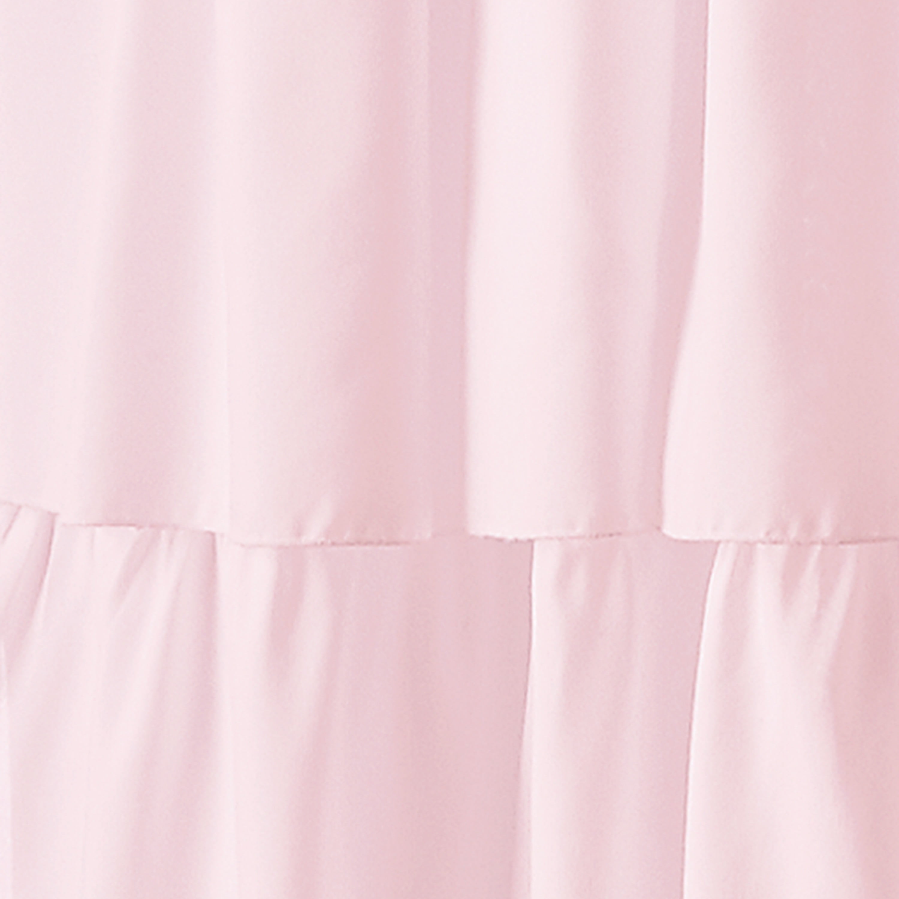 Curtainworks Flounced Ruffles Rod Pocket Light Filtering Curtain Panel, 42" x 63"