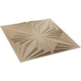 thumbnail image 6 of Ekena Millwork 19 5/8"W x 19 5/8"H Asher EnduraWall Decorative 3D Wall Panel, UltraCover Satin Smokey Beige (12-Pack for 32.04 Sq. Ft.), 6 of 6