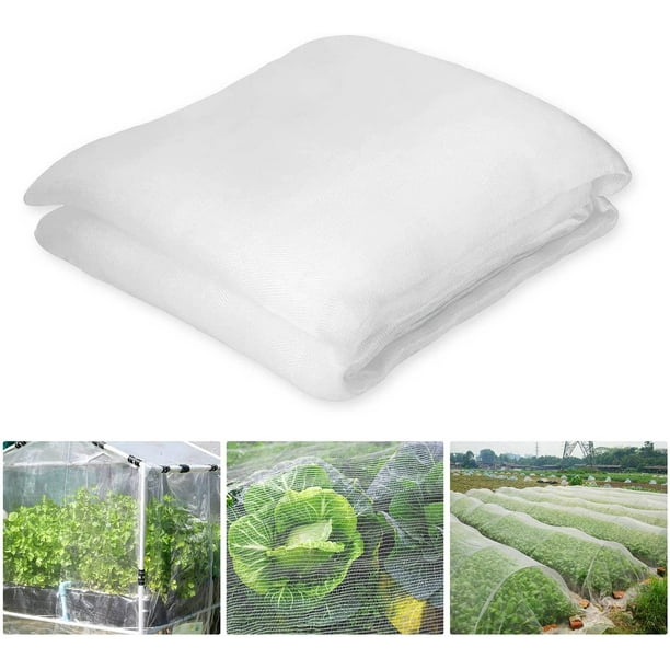 Red de Insectos para Huerto, 3 x 6 M Redes de Jardín, Red de Insectos para Huerto Blanco, Red de Protección para Huerto, Red de Protección para Jardín Adecuada para Proteger Plantas, Flores, Verduras, Frutas Kuyhfg Bienvenido a Kuyhfg
