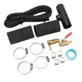 thumbnail image 1 of Diesel Auxiliary Install Kit, 11025 Auxiliary Transfer Tank Connector Kit High Delivery Efficiency Durable Leakproof  for F Series   Diesel Trucks Black,Silver, 1 of 7