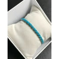thumbnail image 4 of Natural Turquoise Bracelet, 925 Sterling Silver, Tennis Bracelet, December Birthstone, Turquoise Jewelry, Anniversary Gift, Gift For Her,, 4 of 5