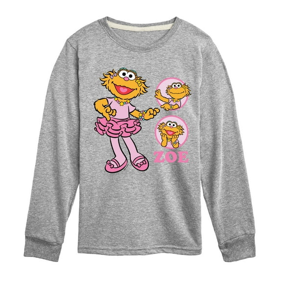 Sesame Street - Zoe Ballet - Toddler and Youth Long Sleeve T-Shirt