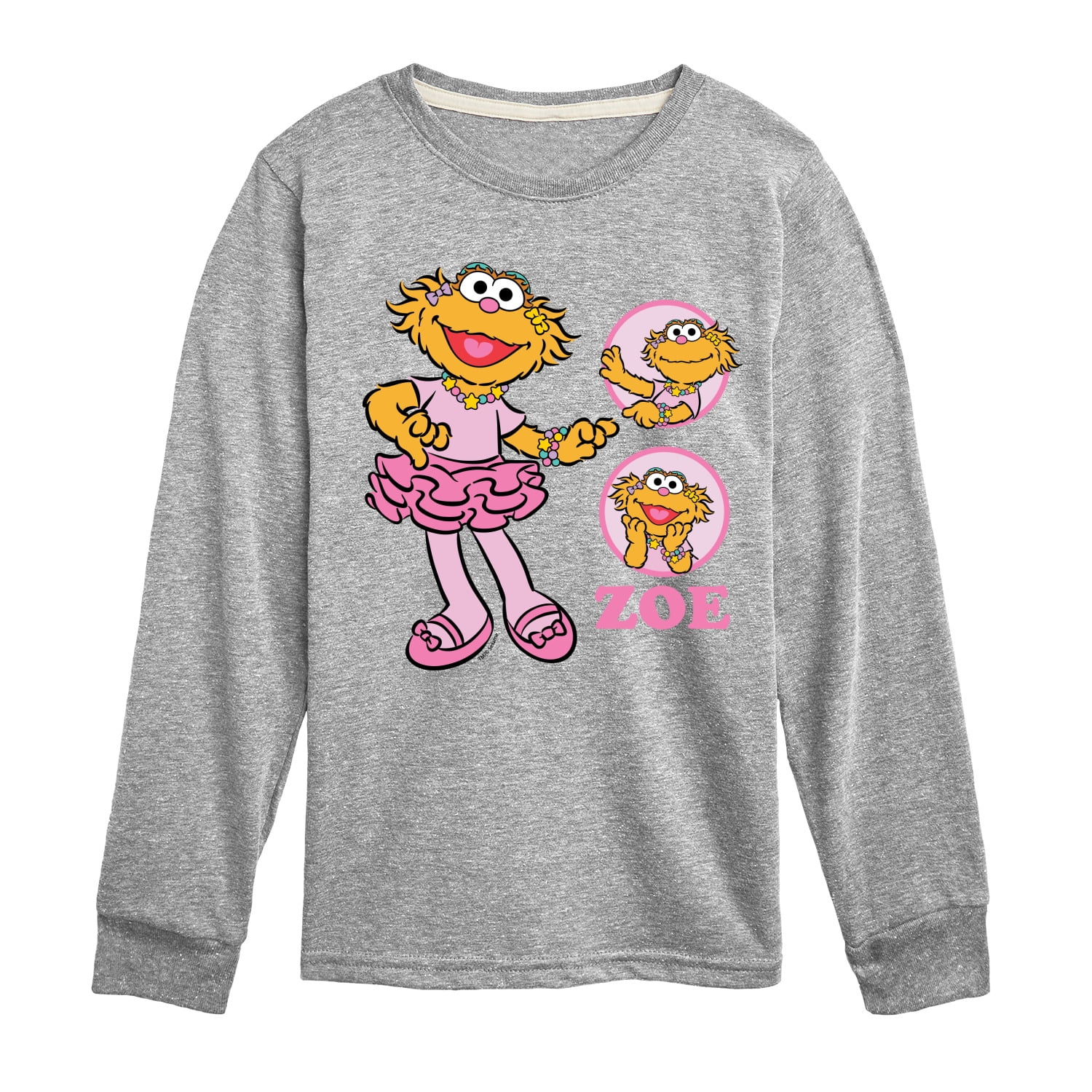 Sesame Street - Zoe Ballet - Toddler and Youth Long Sleeve T-Shirt