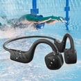 thumbnail image 4 of Auriculares de conducción ósea para natación, Bluetooth, auriculares inalámbricos deportivos de oído abierto, reproductor de MP3 resistente al agua IPX8, 4 of 5