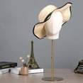 thumbnail image 4 of Wig Display Stand Mannequin Head Cap Hair Rack Hat Holder Adjustable,Gold Wig Mannequin Head Manikin Cap, 4 of 12