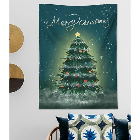 

Avdolw Christmas Tree Hanging Cloth - Festive Party Background Decoration for Home and Gift-Giving