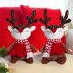thumbnail image 4 of Muñeco de alce navideño Vigorbear, lindo ciervo sentado, decoración de peluche para el hogar, mesa, oficina, cocina, granja, 4 of 8