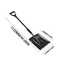 thumbnail image 2 of 3-in-1 Retractable Stainless Steel Car Snow Shovel - Detachable Ice Scraper & Snow Brush, Portable On-Car Tool for Winter Snow/Ice Removal, Durable Metal, Easy to Store, 44.09*10.62in, Black, 2 of 5