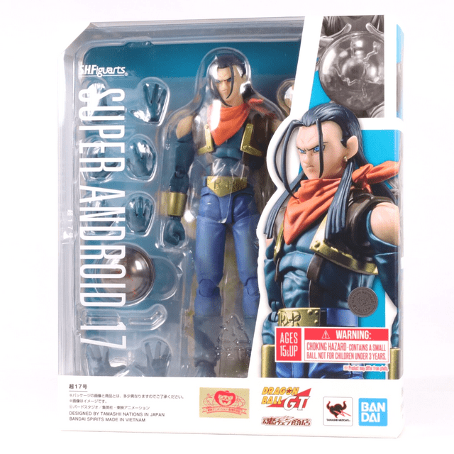 S.H.Figuarts Dragon Ball GT Super Android 17 Bandai Boîte Brune