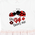 thumbnail image 4 of Inktastic My Gigi Loves Me with Cute Ladybugs Girls Toddler Dress, 4 of 5