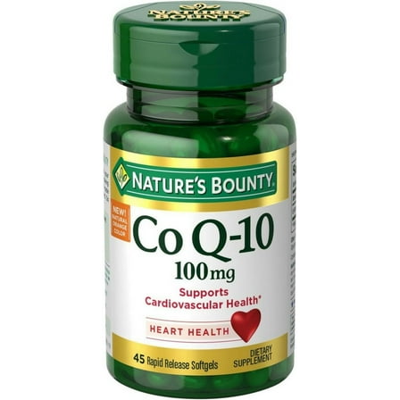 Nature's Bounty Co Q-10 100mg 45 Rapid Release Softgels (Pack of 2)