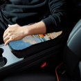 thumbnail image 6 of Surfing Soft Comfortable Furry Printed Armrest Accessory Car Armrest Pad 12.5x8.2 Inch, 6 of 6