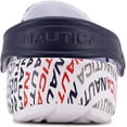thumbnail image 3 of Nautica Kids Sports Clogs Sandals White Americana Size 11Y KB3357, 3 of 5