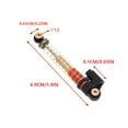 thumbnail image 1 of Shock Absorber Built-in Spring Upgraded Supplies Model Accessories Oil Solid Frame Damper Metal Structure 1/24 Scale Quakeproof RC Buffer Red, 1 of 7