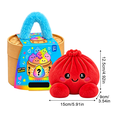 thumbnail image 3 of Mystery Rainbow Plush Dumpling Squishy, Cute Stuffed Dumpling Squishies Plushies Fidget Toy, Christmas Collectible Stress Relief Gift with Simulated Steamer & Fuzzy Handle, 3 of 9