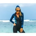 thumbnail image 3 of Charmo Women Full-Body UV Protective Hooded One Piece Surfing Wetsuit Swimsuit, 3 of 4