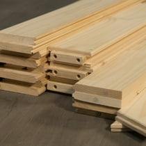 Belleze 36in X 84in Sliding Barn Wood Door Unfinished Knotty Pine