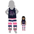 thumbnail image 6 of Girl & Doll Matching Tank & Sweatpants Fit American Girl & Other 18 Inch Dolls - Size 12, 6 of 6