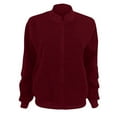 thumbnail image 4 of Women's Soft Zip Up Jacket Cozy Lined Outerwear For Winter Warmth Lightweight Comfortable Casual Everyday Wear, 4 of 5