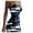 Blue, variant on AOOCHASLIY Summer Womens Dresses Women Casual Camouflage Print Tight-fitting Sleeveless Sling Bag Hip Dress
