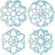 thumbnail image 2 of 16 piezas de calcomanías para ventanas con diseño de flor de la vida, calcomanías estáticas para vidrio, calcomanías de vinilo no adhesivas para puertas corredizas, calcomanías para el hogar para, 2 of 8