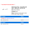 thumbnail image 2 of HVAC Heater Line - Compatible with 2002 - 2006 Ford F-150 4.6L V8 2003 2004 2005, 2 of 2
