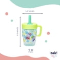 thumbnail image 5 of Zak Designs Peppa Pig Capri Toddler Tumbler For Travel or At Home, 10oz 2-Pack Durable Plastic Sippy Cups With Handle and Leak-Proof Design are Perfect For Kids (Peppa and George), 5 of 8