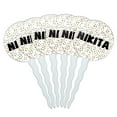thumbnail image 1 of Nikita Cupcake Picks Toppers - Set of 6 - Mutlicolored Speckles, 1 of 1