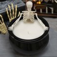 thumbnail image 4 of Txlixc Velas de Halloween, Calavera de baño fluorescente Txlixc moda, 4 of 7